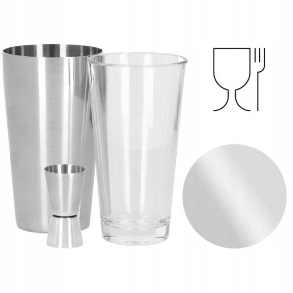 Cocktail Shaker készlet pultosoknak 400/700 ml, KI9, 11 darab - Image 14