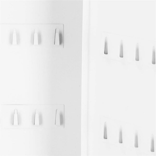 Cutie metalica din otel pentru 64 chei, echipata, 45x30x8cm, alba - Image 6