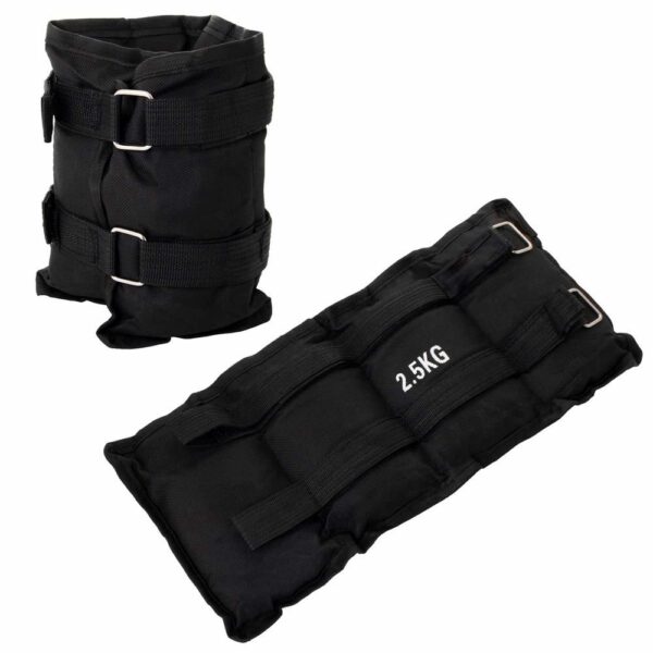 Greutati pentru glezna si incheietura mainii, 2x2.5kg