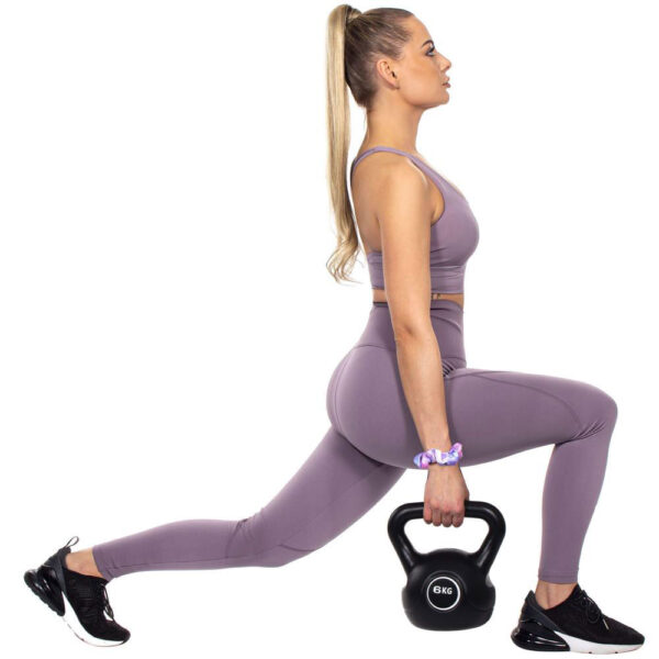 Kettlebell súlyzó 6kg fekete - Image 6
