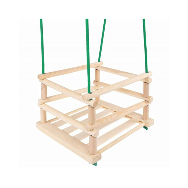 Leagan pentru copii din lemn, 33x34x25cm, maxim 70kg - Image 6