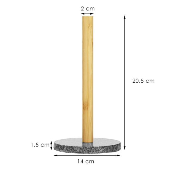Bambusz konyharuha tartó gránit tartóval, 29cm - Image 8