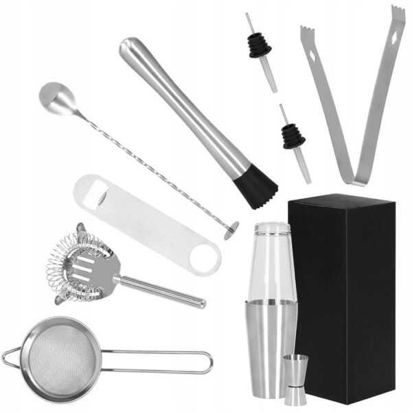 Cocktail Shaker készlet pultosoknak 400/700 ml, KI9, 11 darab - Image 12
