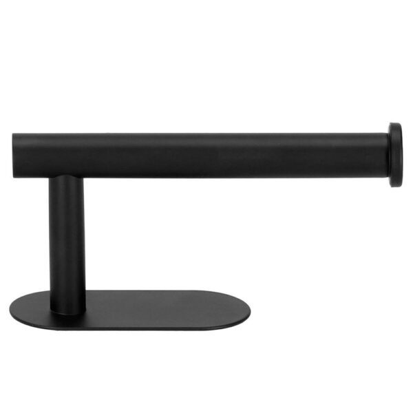 Acél wc papír tartó, öntapadós rögzítés, 16cm, fekete - Image 7