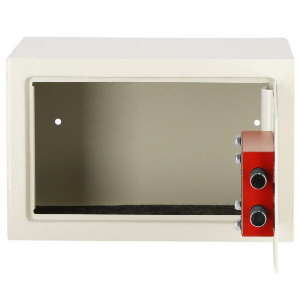 Seif standard cu cheie, 200x310x200 mm, Otel, Bej - Image 7