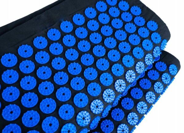 Matrac és párna akupresszúrás fájdalomcsillapításhoz, 130x50cm, kék - Image 9