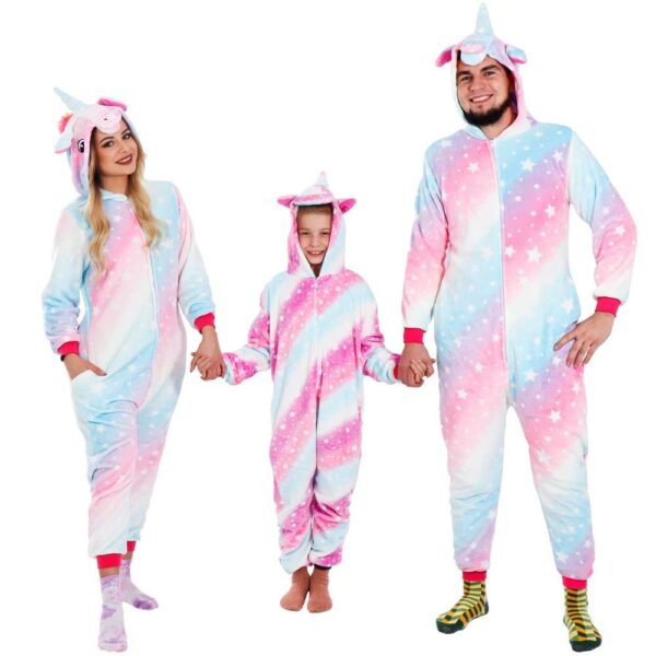 Onesie pizsama gyerekeknek, egyszarvú modell, mérete 130-140cm - Image 10