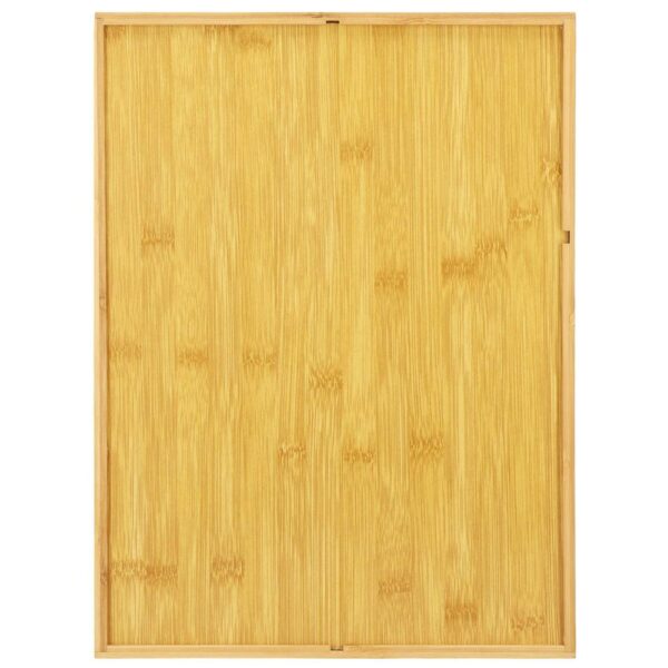 Evőeszköz és konyhai eszköz rendszerező, bambusz, 40x30x5cm - Image 9