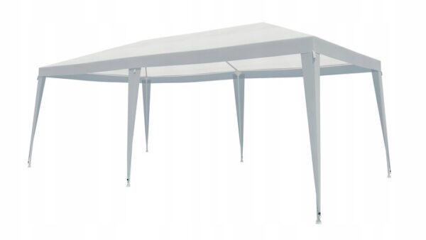 Kerti pavilonsátor, 600x300 cm, vízálló, UV-álló, fehér - Image 9