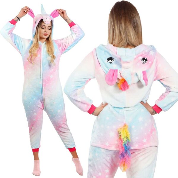 Onesie női pizsama, egyszarvú modell, S-es méret - Image 5