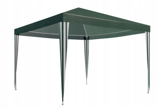 Cort pavilion de gradina, 300x300 cm, impermeabil cu rezistenta UV, verde - Image 10