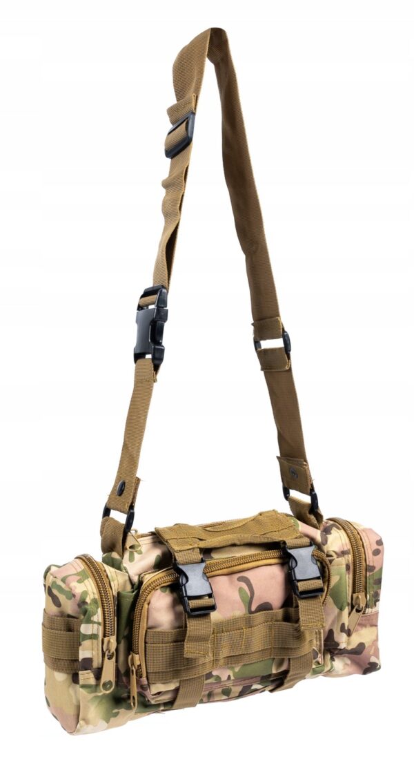 Katonai hátizsák túrázáshoz, vízálló, ultrakönnyű, 4 az 1-ben, 50 liter, harci terepszínű - Image 11