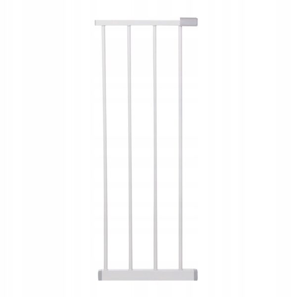 Poarta de siguranta Safety Gate pentru scari, ajustabila 111-120 cm, din otel, alba - Image 2