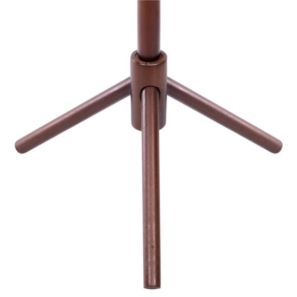 Cuier tip pom din lemn Sersimo, 8 agatatoare, 175cm, maro - Image 4