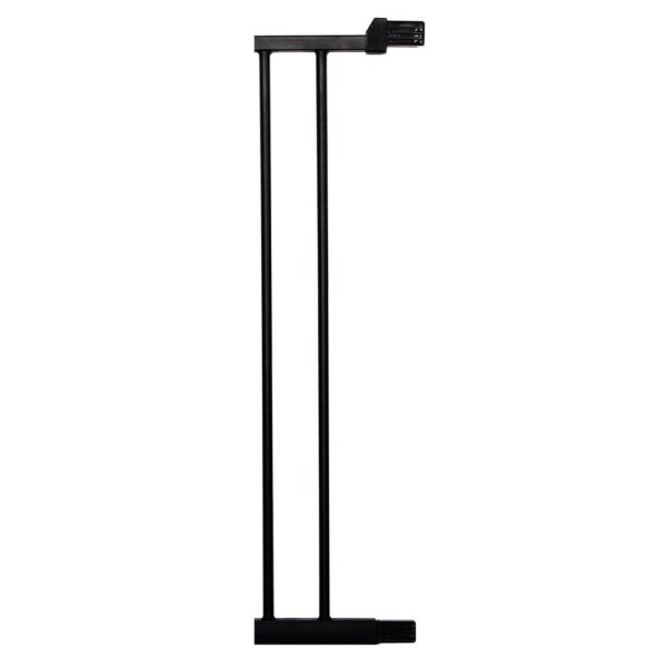 Biztonsági kapu lépcsőhöz, állítható 97-103 cm, acélból, fekete - Image 4