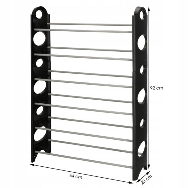 (DL) Raft suport depozitare incaltaminte Sersimo, 6 polite, 92x64cm - Image 5