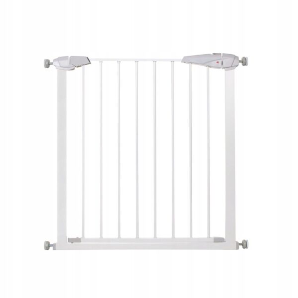 Poarta de siguranta Safety Gate pentru scari, ajustabila 111-120 cm, din otel, alba - Image 5
