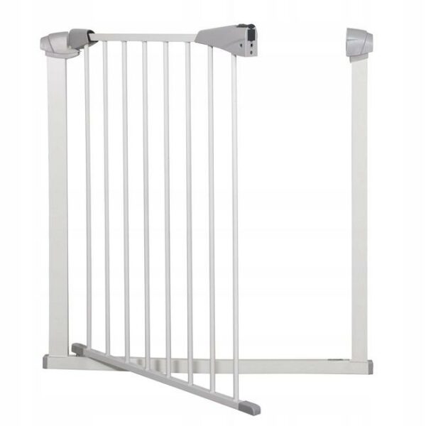 Poarta de siguranta Safety Gate pentru scari, ajustabila 118-127 cm, din otel, alba - Image 5