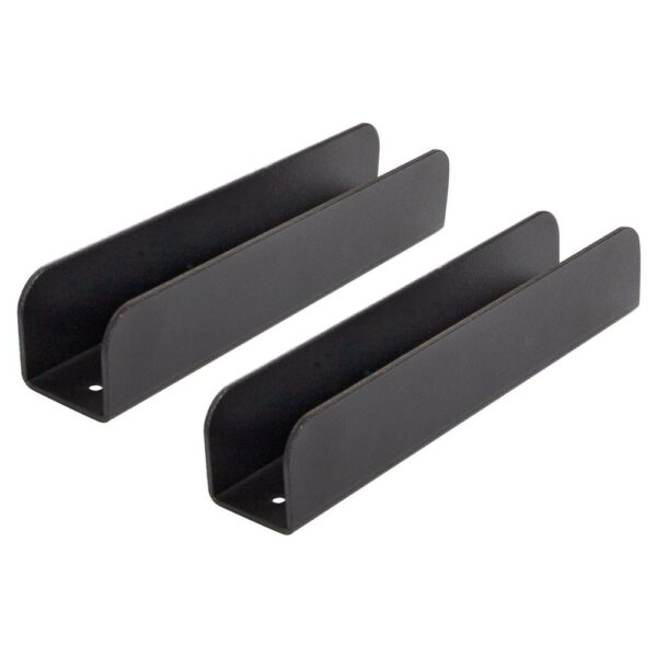 Biztonsági kapu lépcsőhöz, hosszabbító 89-96 cm, acélból, fekete - Image 6