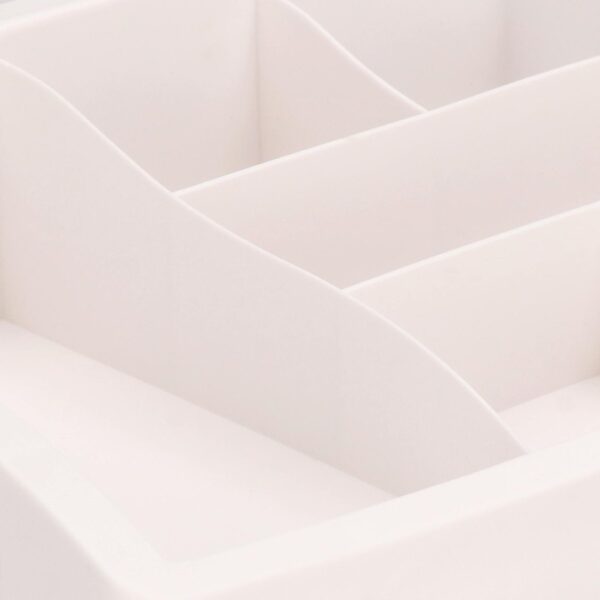 (DL) Organizator cutie depozitare pentru produse cosmetice, bijuterii cu 3 sertare si 5 compartimente - Image 6
