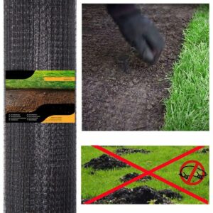 Kártevők elleni kerti háló, 30g/m2, 1x100 méter, fekete