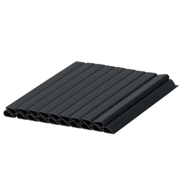 Kerítésbe fűzhető belátásgátló szalag, Premium PVC, 26 x 0,19 m, antracitszürke - Image 3
