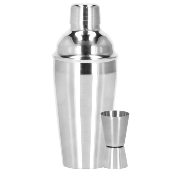 Cocktail Shaker készlet pultosoknak 550 ml, KI22, bambusz tartó, 9 darab - Image 12