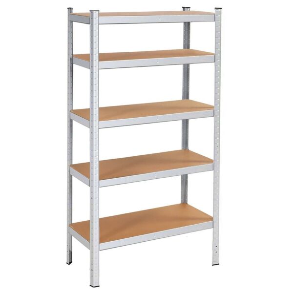 Raft cadru metalic modular pentru depozitare, 5 polite, 180x90x40cm, sarcina 875kg