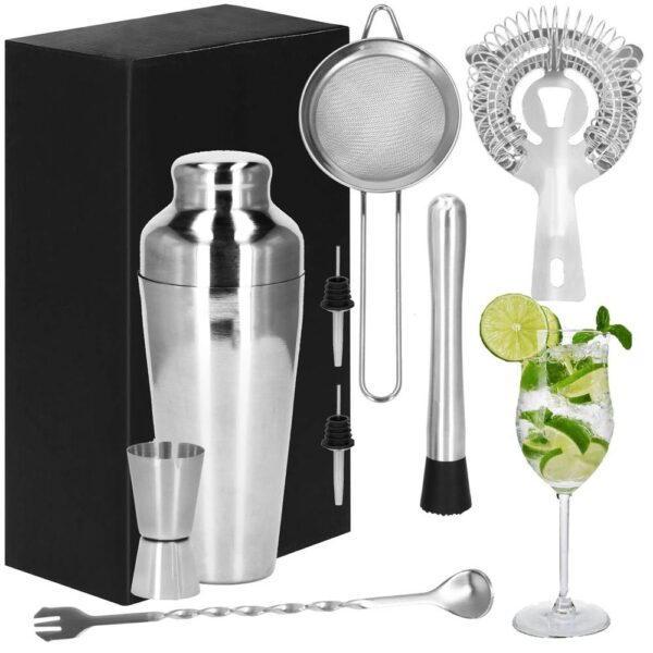 Cocktail Shaker készlet pultosoknak 550 ml, KI23, 8 darab - Image 14
