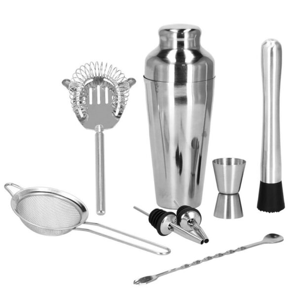 Cocktail Shaker készlet pultosoknak 550 ml, KI23, 8 darab - Image 15