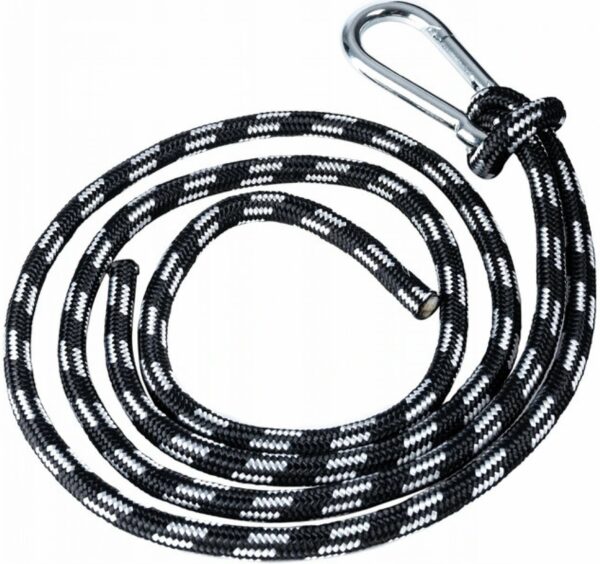 Függőágy rögzítő készlet 2 db 180 cm-es kötéllel és 2 karabinerrel, terhelés 2x200 kg - Image 2