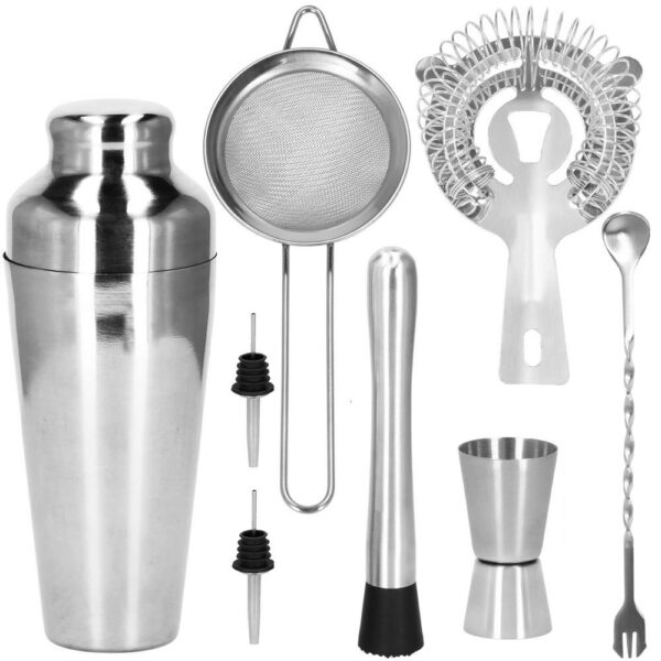 Cocktail Shaker készlet pultosoknak 550 ml, KI23, 8 darab - Image 18