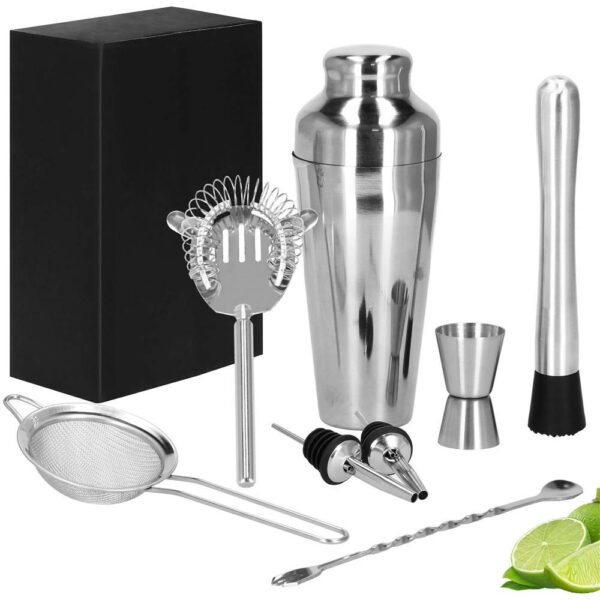 Cocktail Shaker készlet pultosoknak 550 ml, KI23, 8 darab - Image 19