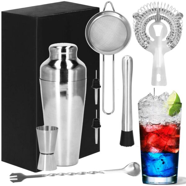 Cocktail Shaker készlet pultosoknak 550 ml, KI23, 8 darab - Image 20