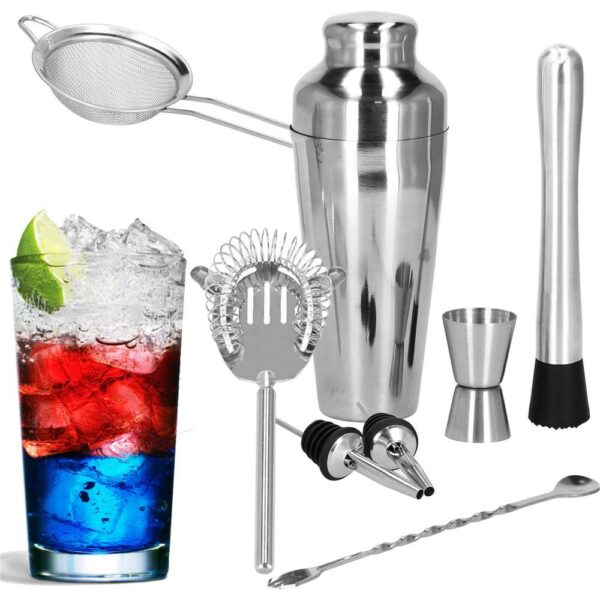 Cocktail Shaker készlet pultosoknak 550 ml, KI23, 8 darab - Image 21