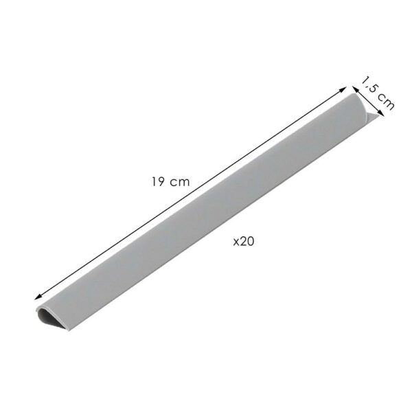 20 db-os kerítésbe fűzhető belátásgátló szalag, szürke - Image 9