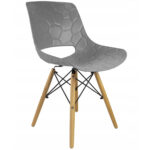 (DL) Scaun dining Lars pentru bucatarie, 40x45x78cm, gri