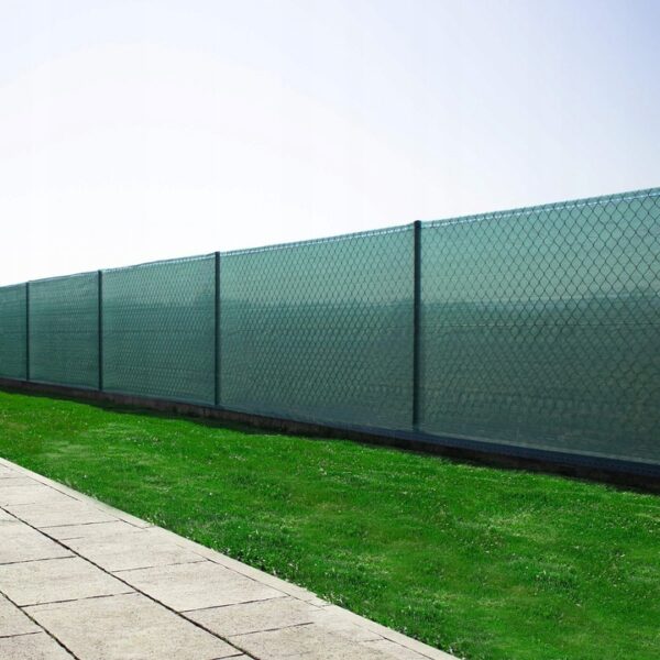 Plasa umbrire si intimitate pentru gard, 1.5m latime, 25m lungime, 65g densitate, verde - Image 7