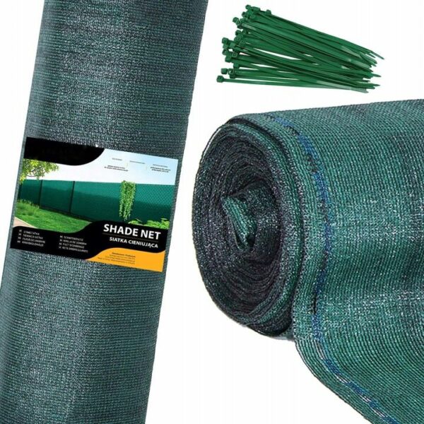 Plasa umbrire si intimitate pentru gard, 1.7m latime, 25m lungime, 140g densitate, verde - Image 11