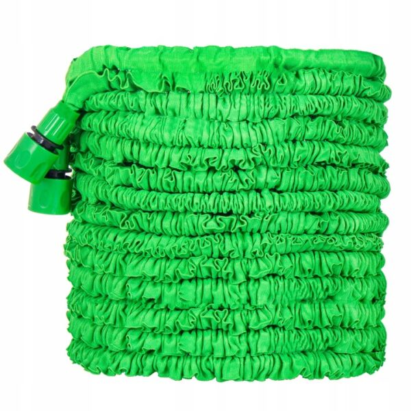 Furtun extensibil pentru udat gradina, cu pistol stropire, 15-45 metri, verde - Image 11