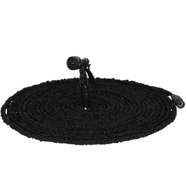 Furtun extensibil pentru udat gradina, cu pistol stropire, 20-60 metri, negru - Image 16