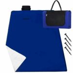 Piknik vagy strandtakaró, szigetelő fóliával és fogantyúval, 150x200cm, kobaltkék