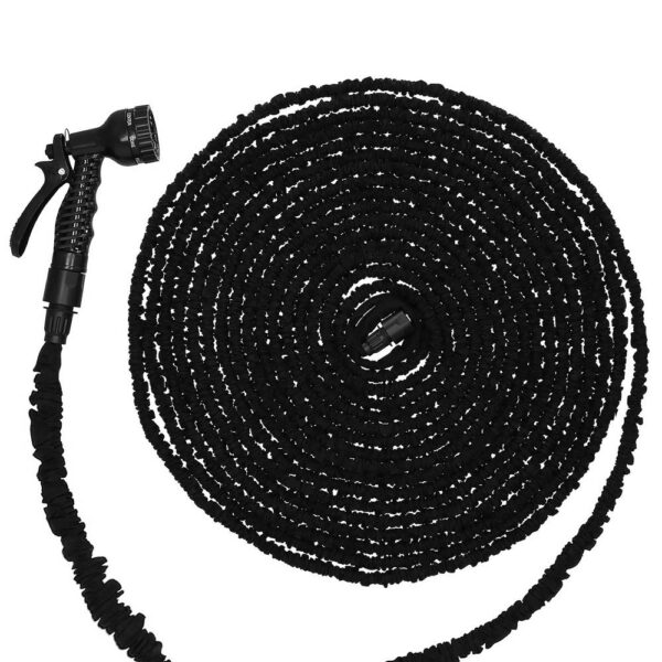 Furtun extensibil pentru udat gradina, cu pistol stropire, 20-60 metri, negru - Image 17