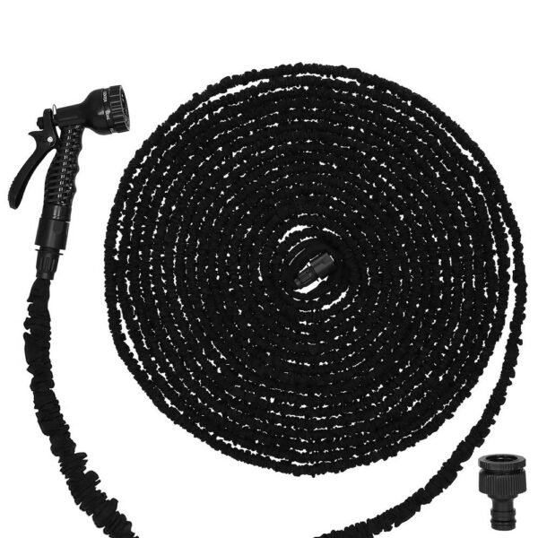 Furtun extensibil pentru udat gradina, cu pistol stropire, 20-60 metri, negru - Image 22