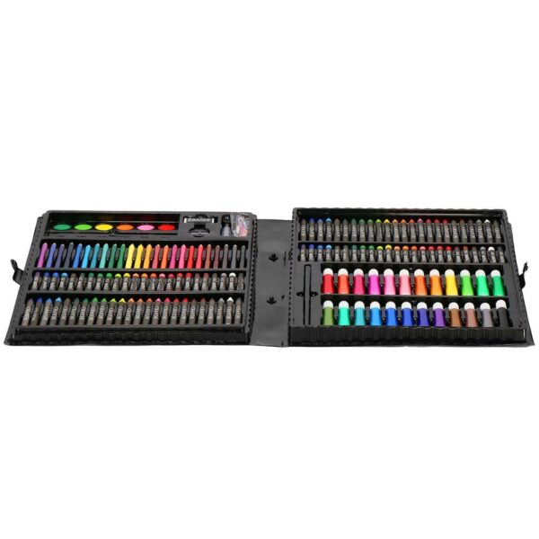 Set de pictura si desen pentru copii, 168 de piese, trusa plastic - Image 25