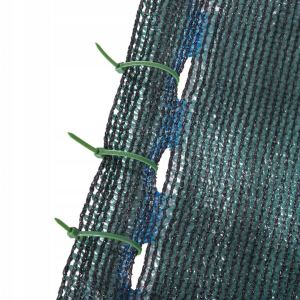 Plasa umbrire si intimitate pentru gard, 1.5m latime, 25m lungime, 65g densitate, verde - Image 5