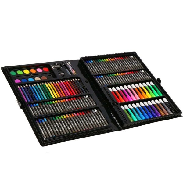 Set de pictura si desen pentru copii, 168 de piese, trusa plastic - Image 5