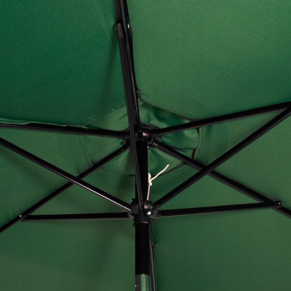 Umbrela terasa gradina, cu manivela, diametru 400cm, Verde - Image 6