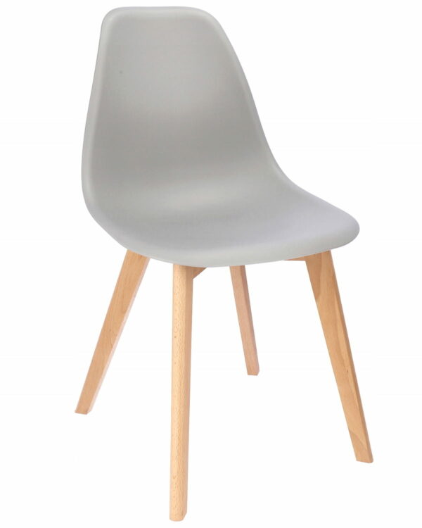 (DL) Scaun dining Ada pentru bucatarie, 40x46x82cm, gri - Image 6