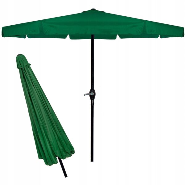 Umbrela terasa gradina, cu manivela, diametru 400cm, Verde - Image 7